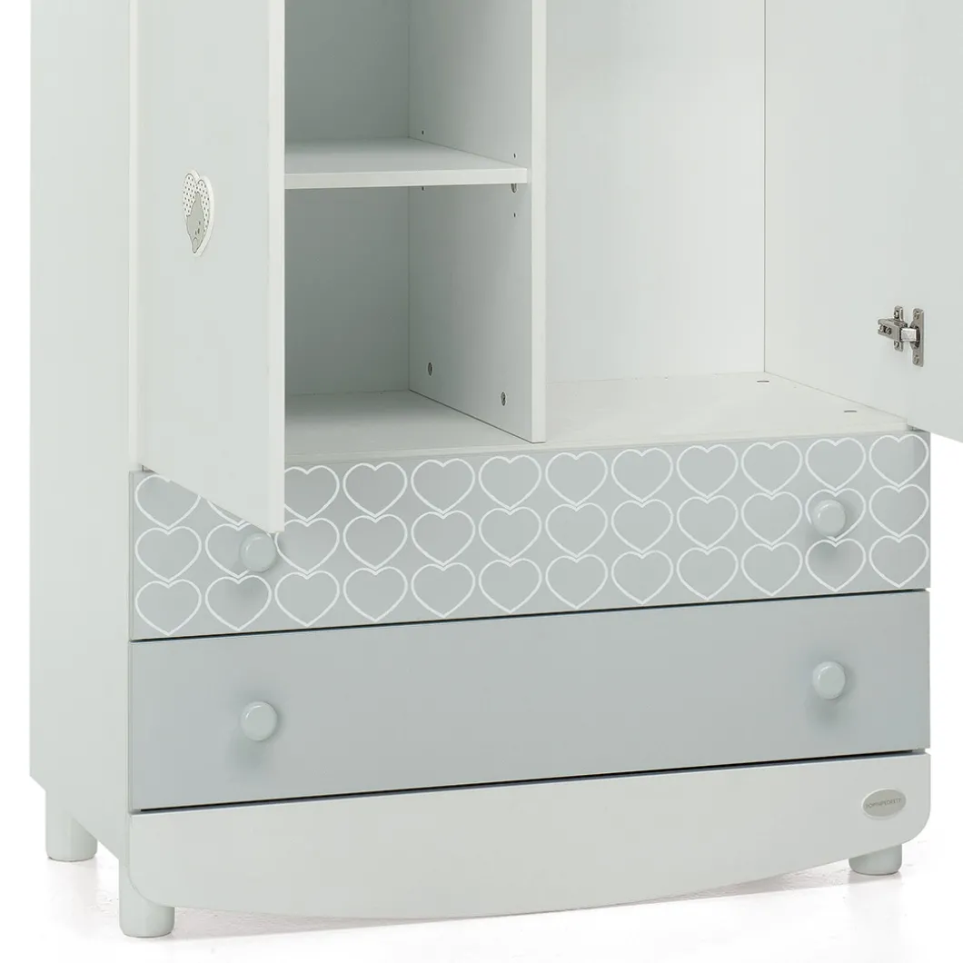 Armadio legno due ante Lovely