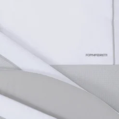 Cameretta Pikkoletto bianco con completo piumone grigio