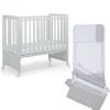 Cameretta Pikkoletto grigio con completo piumone grigio