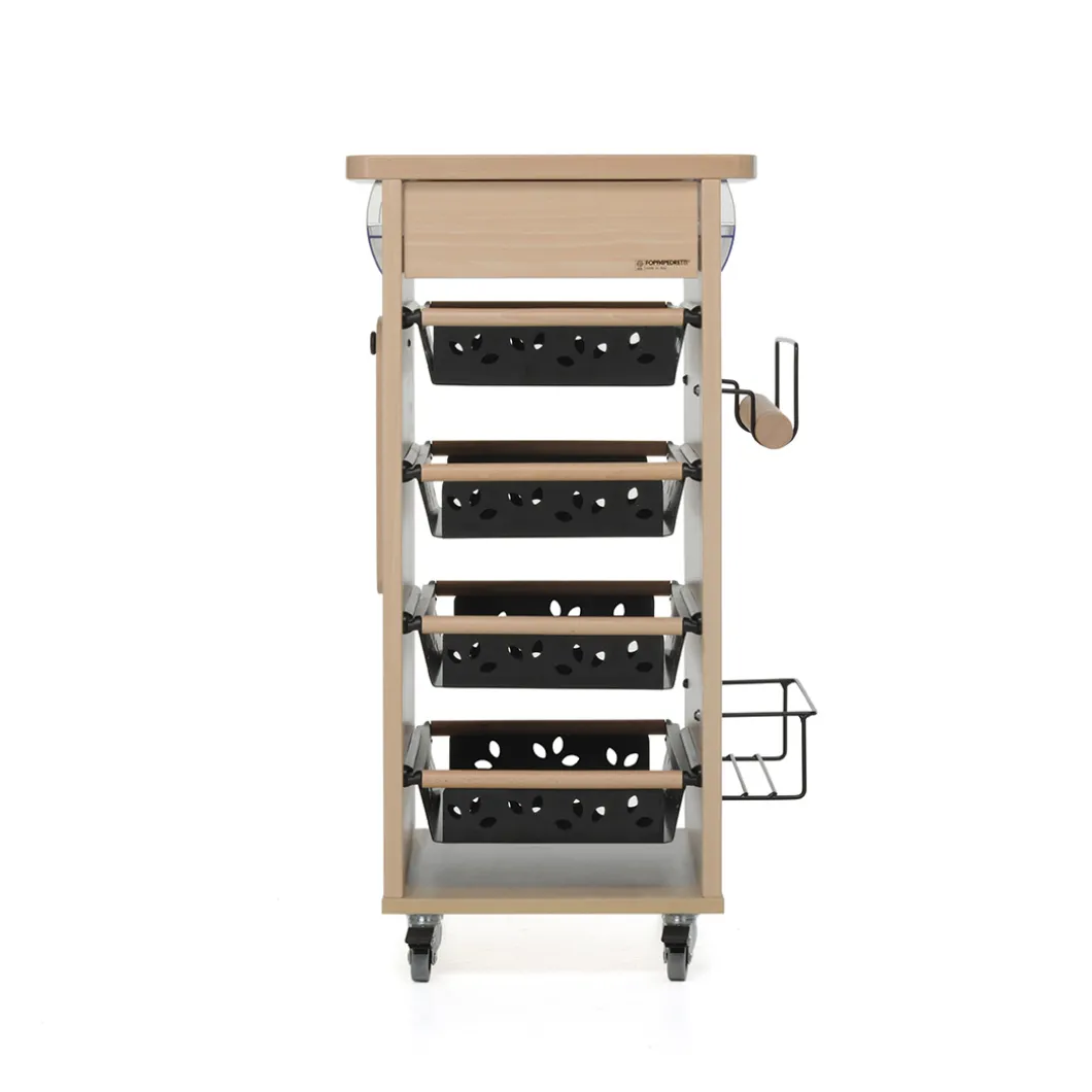 Carrello da cucina in legno Bistrot
