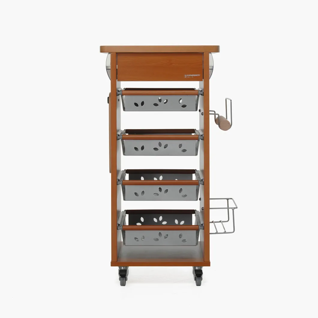 Carrello da cucina in legno Bistrot