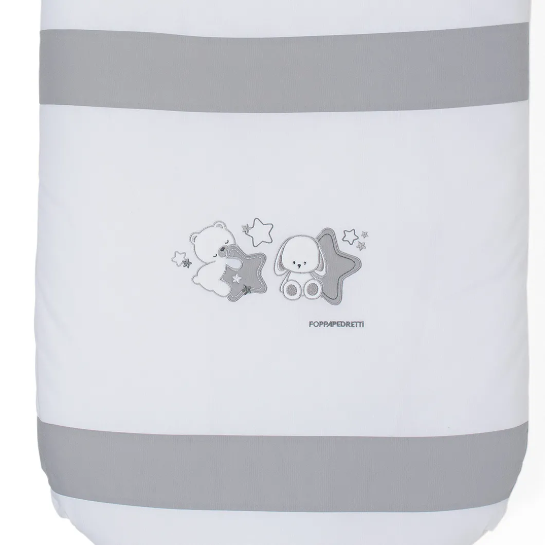 Completo piumone in cotone ricami Armony