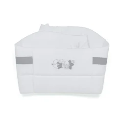 Completo piumone in cotone ricami Armony